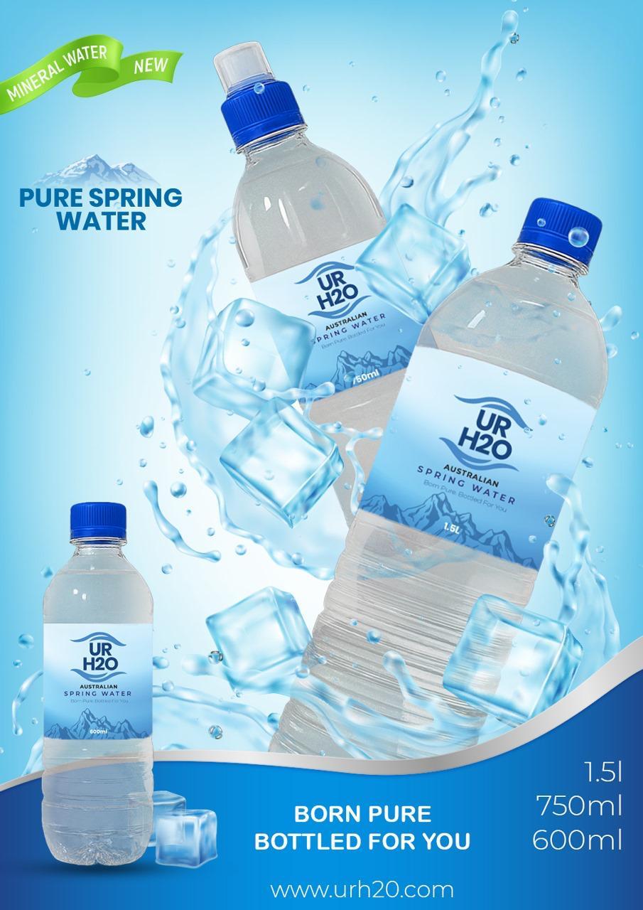 URH20 design team reviewing bottle prototypes